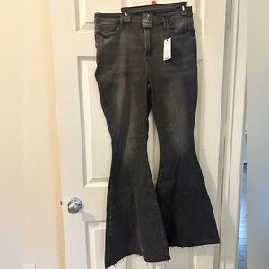 Judy Blue Women's Black Flared Jeans size 15 new